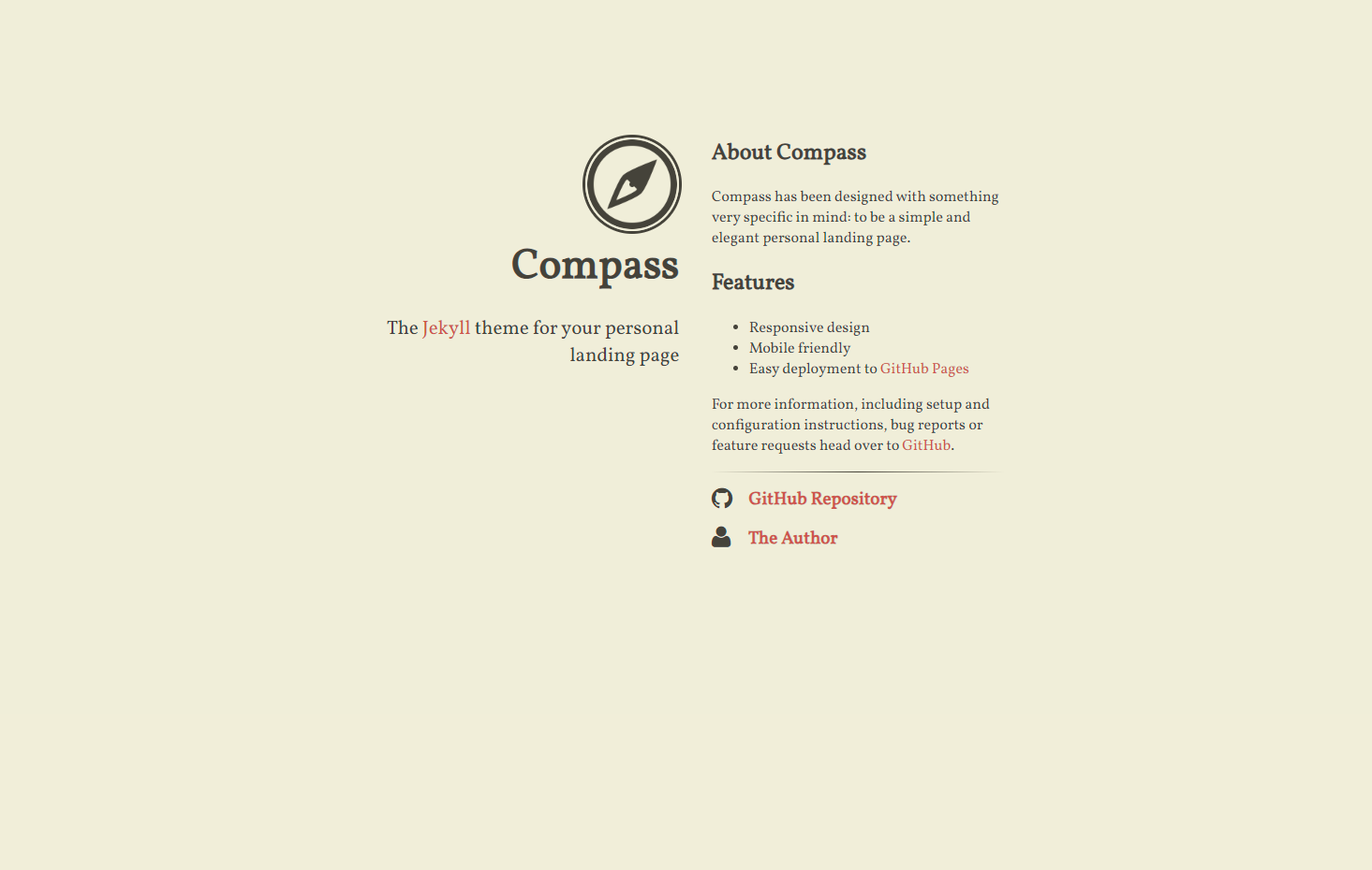 Screenshot Compass