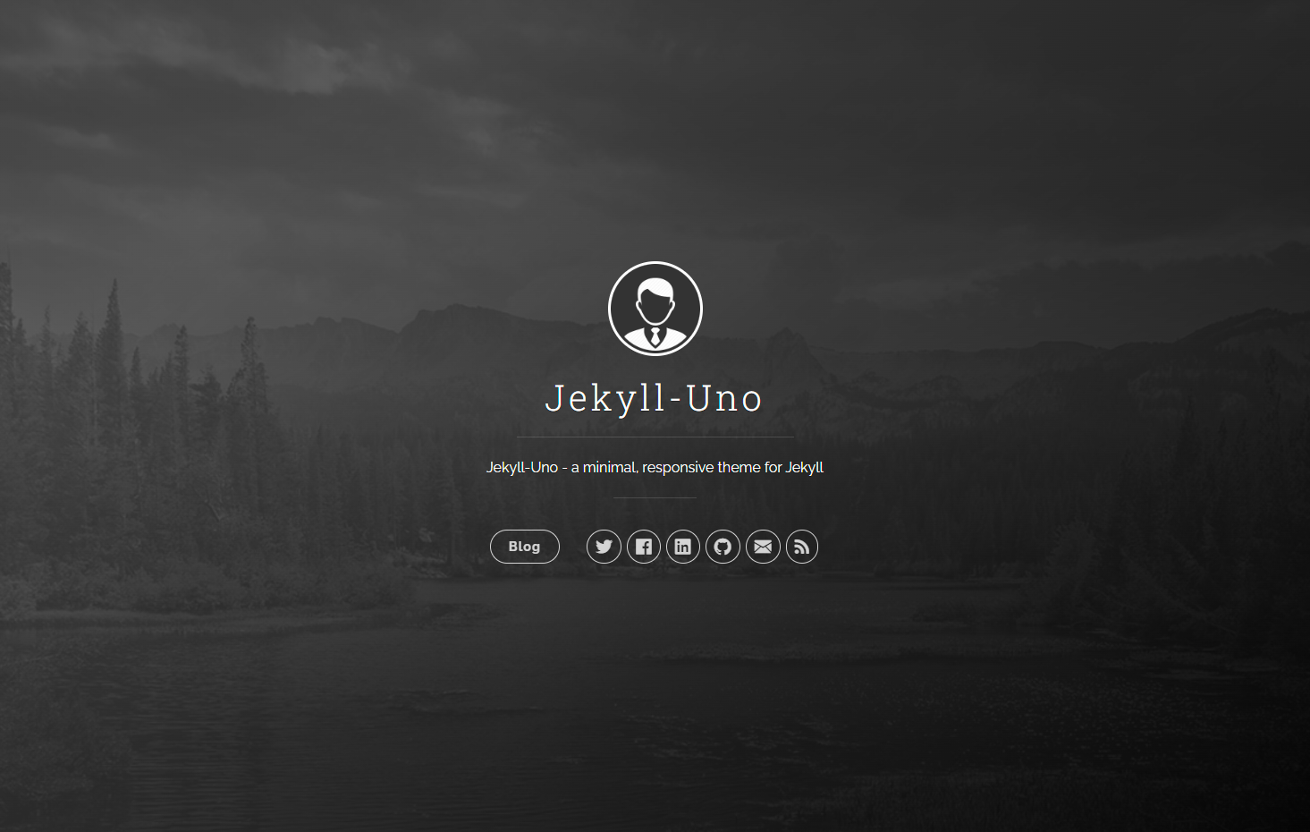 Screenshot Jekyll-Uno