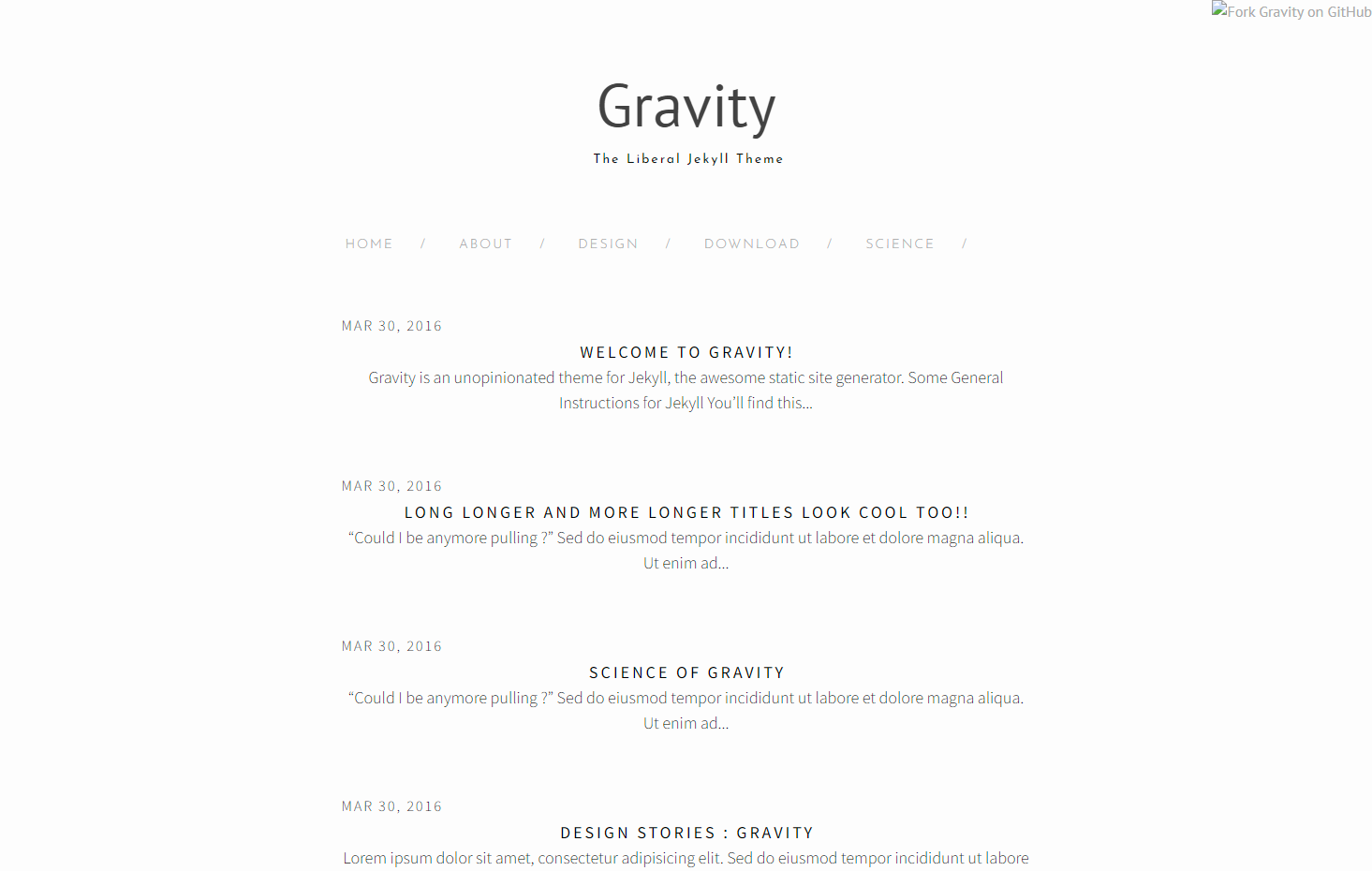 Screenshot Gravity