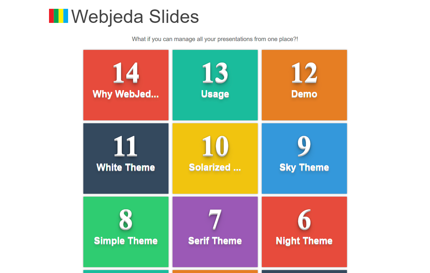 Screenshot Webjeda Cards