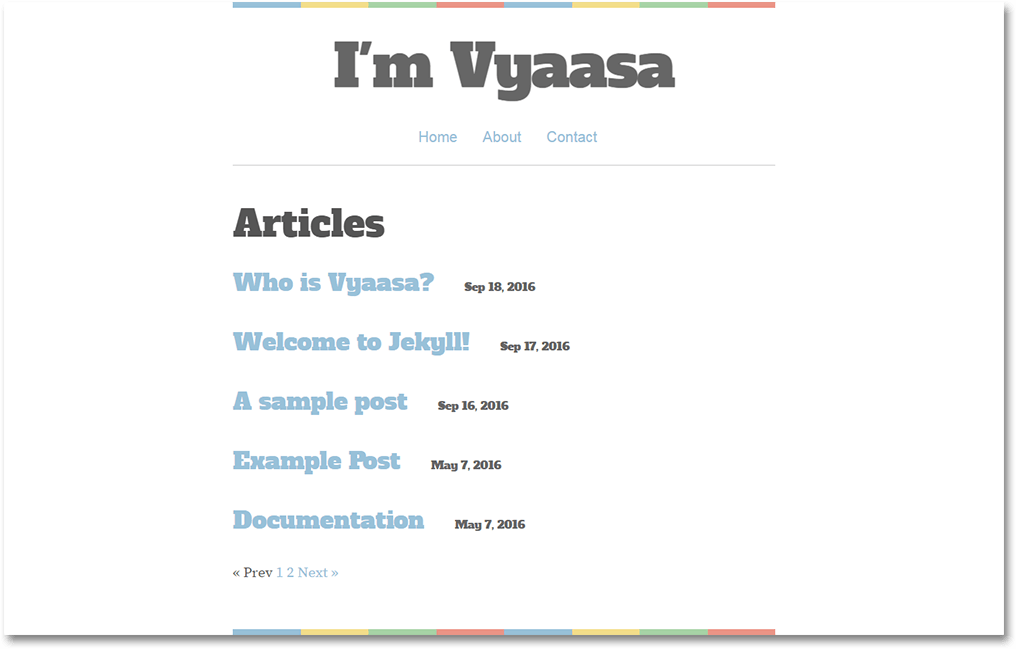 Screenshot Vyaasa