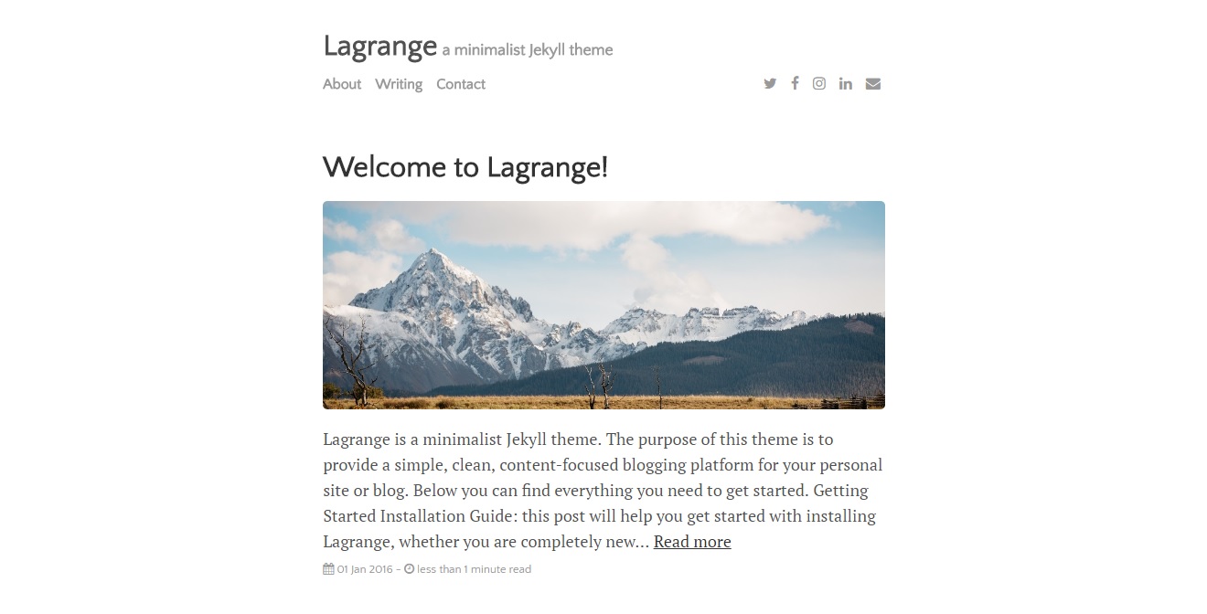 Screenshot Lagrange