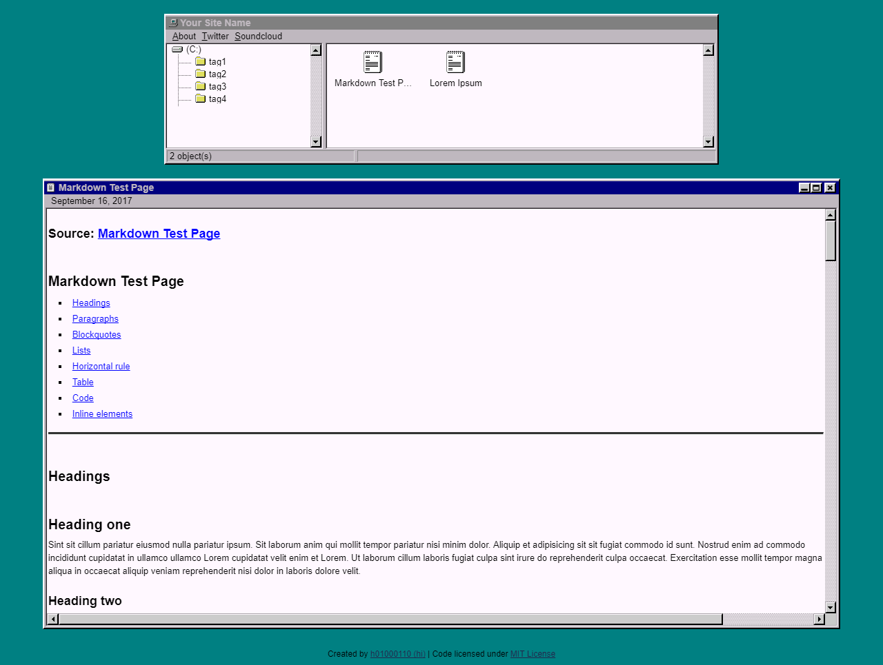 Screenshot Windows 95