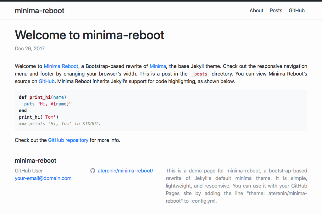 Screenshot Minima Reboot