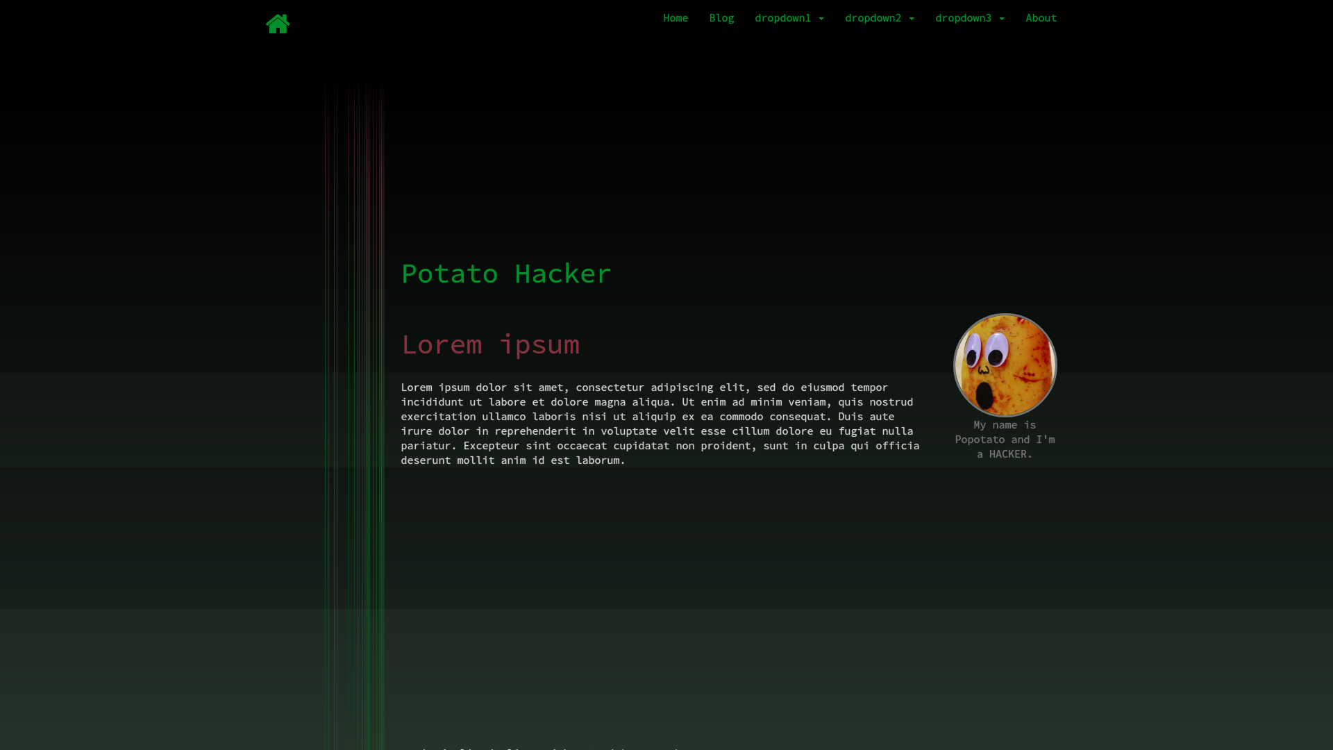 Screenshot Potato Hacker