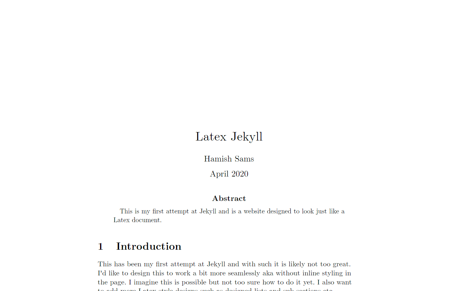 Screenshot Latex Jekyll