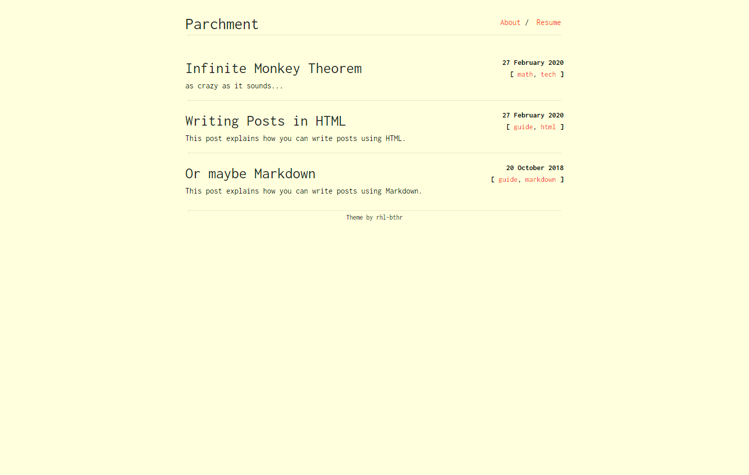 Screenshot Parchment