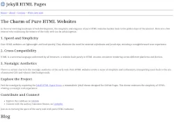 Jekyll HTML Pages thumbnail