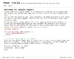 Jekyll Paper thumbnail