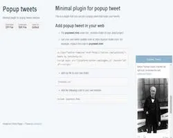 Popup Tweets thumbnail