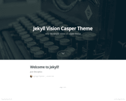 Jekyll Vision Casper thumbnail